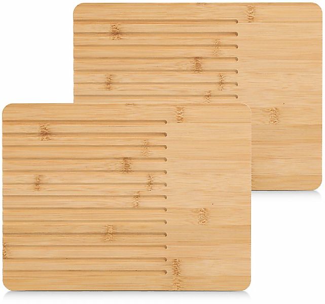 Zeller Present Schneidebrett "Brot-Schneidebrett, 2-tlg., Bambus" pflegelei günstig online kaufen