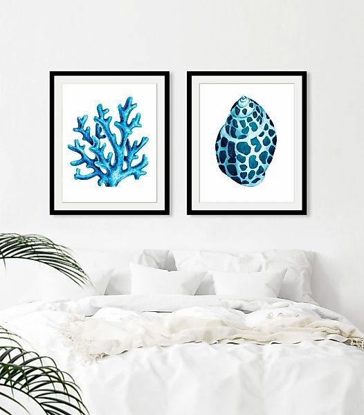 queence Bild "Worti", Meer-Wassertiere-Kunst, (1 St.), HD Premium Poster-Dr günstig online kaufen