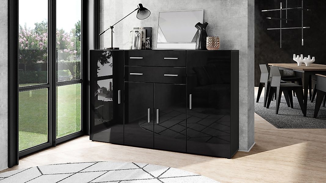Vladon Highboard Aron (Anrichte, mit 4 günstig online kaufen