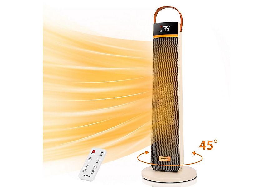 Aigostar Heizlüfter 2000W PTC Keramik Heizlüfter, Energiesparend, Fernbedie günstig online kaufen