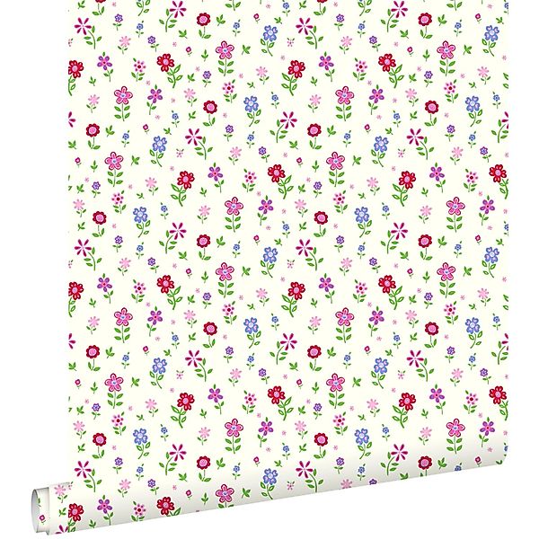 ESTAhome Tapete Blumen Multicolor 53 cm x 10,05 m 137319 günstig online kaufen