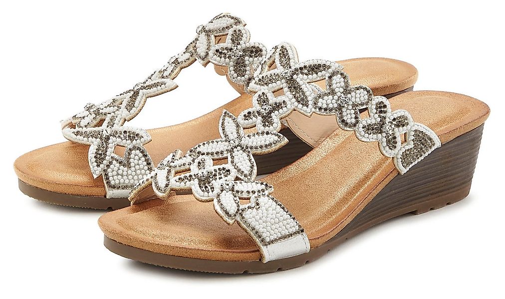 Vivance Mule, Sommerschuh, Sandale, Pantolette mit Keilabsatz und modischen günstig online kaufen