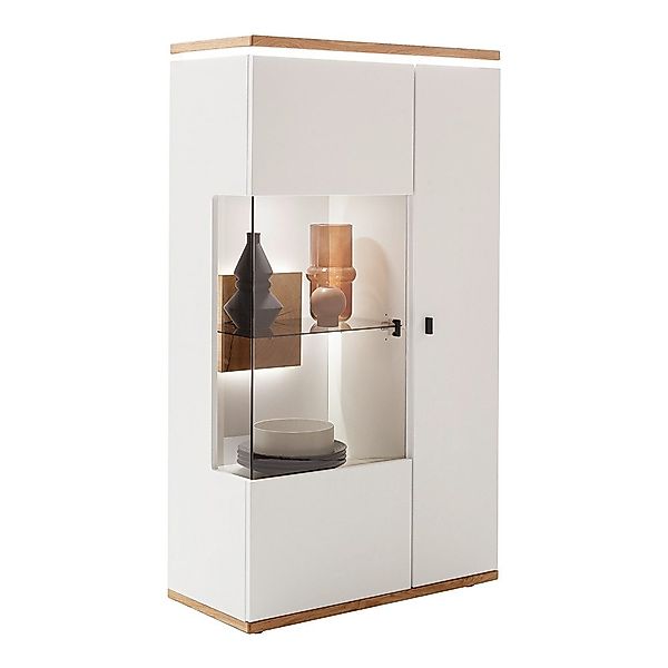 Lomadox Highboard MULLINGAR-05, Vitrinenschrank mit LED-Beleuchtung, günstig online kaufen