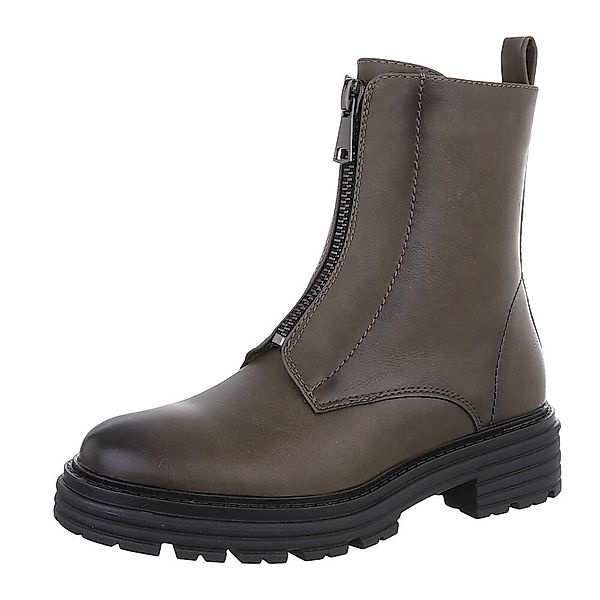 Ital-Design Damen Freizeit Plateaustiefelette (87531879) Blockabsatz günstig online kaufen