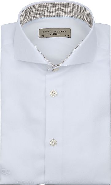 John Miller Hemd Contrast Weiß - Größe 45 günstig online kaufen