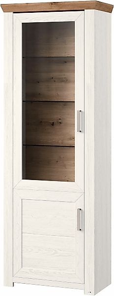 set one by Musterring Standvitrine "York" Typ 01, mit Glastür, Beleuchtung günstig online kaufen