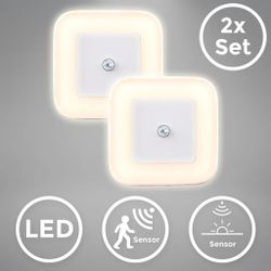 B.K.Licht Wandleuchte 2er Set LED Nachtlicht günstig online kaufen