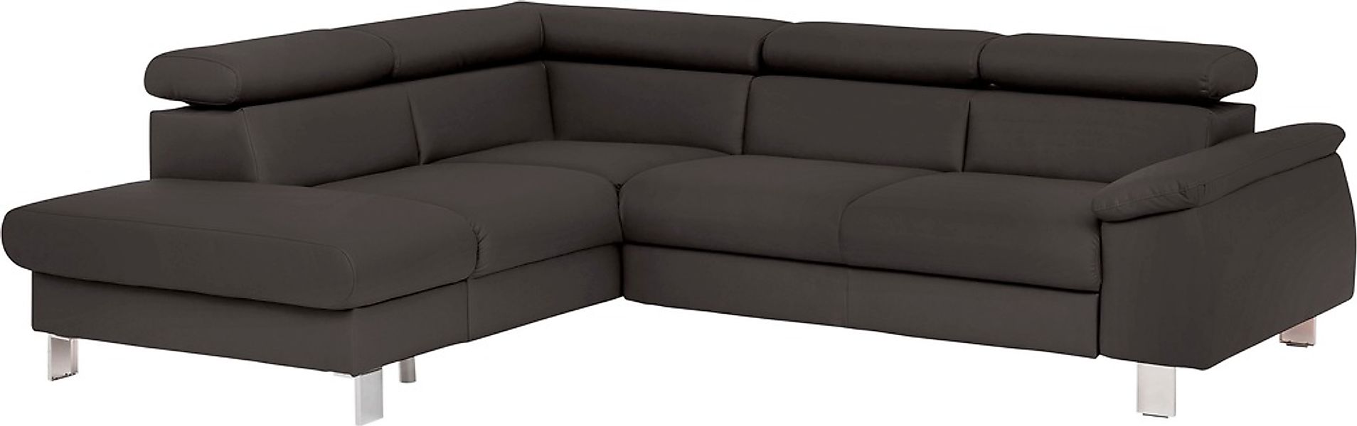 COTTA Ecksofa "Komaris L-Form mit Kopfteilverstellung", wahlweise mit Bettf günstig online kaufen