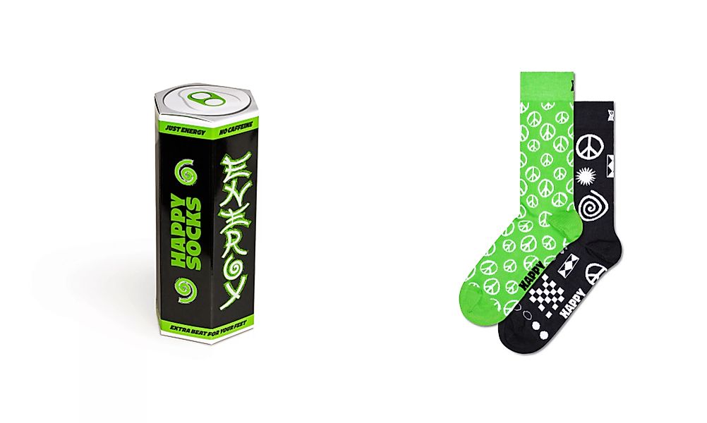 Happy Socks Socken, (Box, 2 Paar), mit Peace-Symbol günstig online kaufen