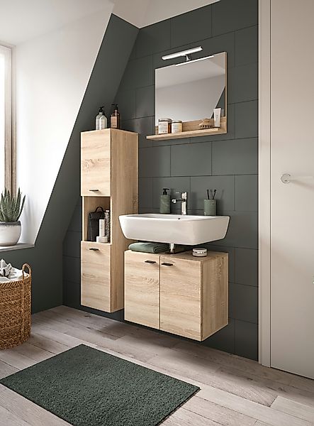 welltime Badmöbel-Set "Tampa, Breite 102cm, 3-teilig" 3 Stk. tlg. günstig online kaufen