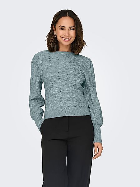 ONLY Rundhalspullover ONLKATIA LS STRUC PUFF günstig online kaufen