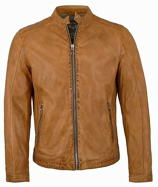 Milestone Lederjacke MSLacona Milestone - Herren Lederjacke Lammnappa camel günstig online kaufen