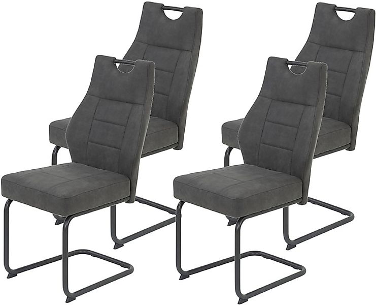 HELA Esszimmerstuhl »Linda S Schwingstuhl BESTSELLER«, (Set), 4 St., Microf günstig online kaufen