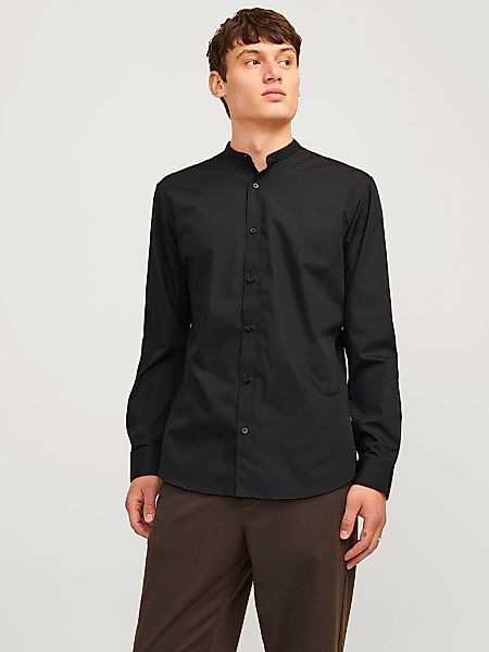 Jack & Jones Langarmhemd "JJJOE SHIRT LS PLAIN MAO" günstig online kaufen