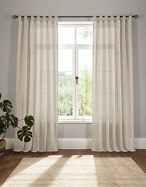 andas Vorhang »Elby 1«, (1 St.), transparent, basic, monochrom, bis 295 cm günstig online kaufen