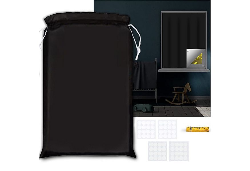 Rosnek Verdunkelungsvorhang Verdunkelung, DIY, tragbar, mit Magic Tape, für günstig online kaufen