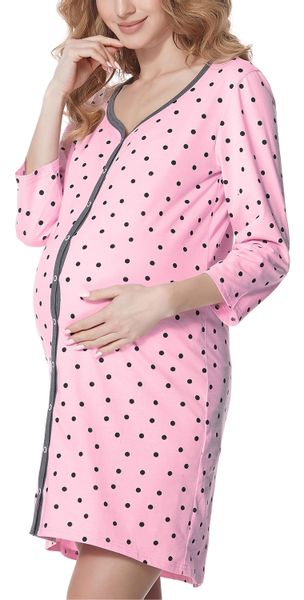 Be Mammy Umstandsnachthemd Damen Umstands Nachthemd günstig online kaufen