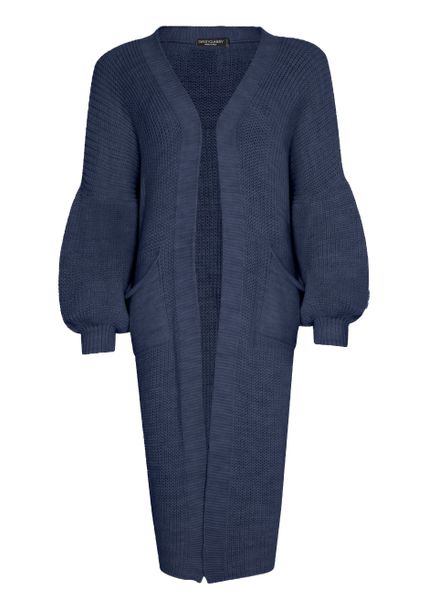 SASSYCLASSY Cardigan Oversize Strickjacke Damen lang günstig online kaufen