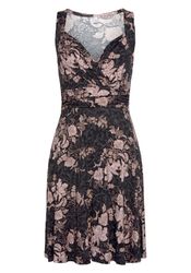Vivance Jerseykleid mit Alloverdruck in Wickeloptik, günstig online kaufen