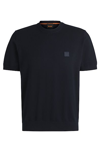 BOSS ORANGE T-Shirt Gestricktes Regular-Fit T-Shirt günstig online kaufen