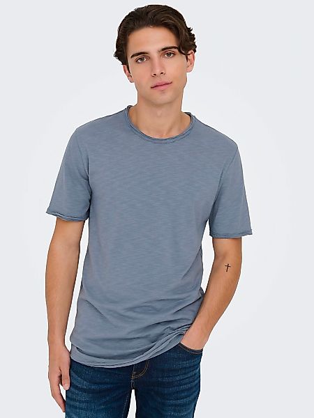 ONLY & SONS Rundhalsshirt ONSBENNE LONGY günstig online kaufen