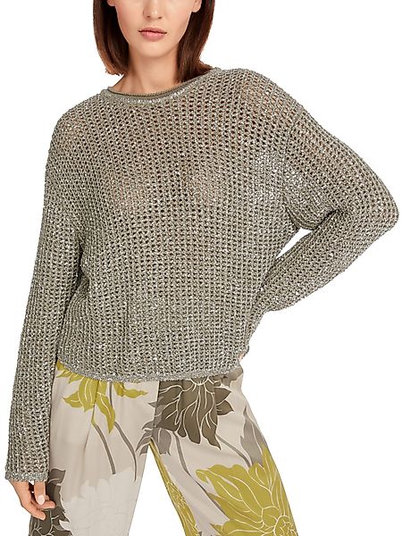 Marc Cain Rundhalspullover "Noble Neutrals" Premium günstig online kaufen