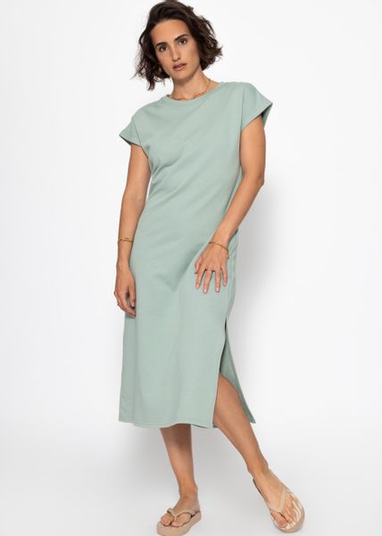 SASSYCLASSY Minikleid Kurzarm Sweatkleid Damen Midi günstig online kaufen