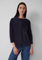 s.Oliver 3/4 Arm-Pullover Sweatshirt Cord-Shirt mit günstig online kaufen