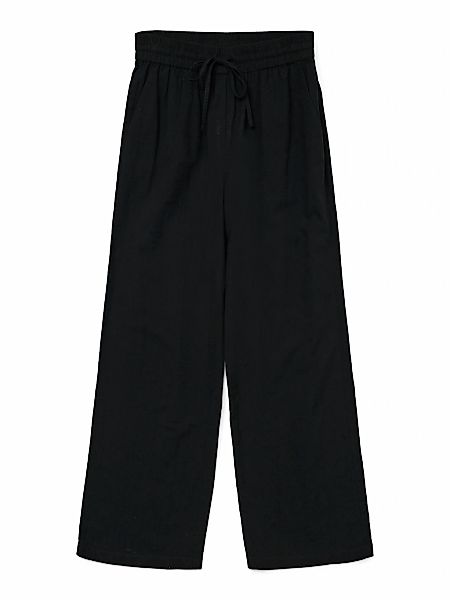 Vero Moda Schlupfhose "VMCAIA MW WIDE PANT WVN NOOS", mit Leinen günstig online kaufen