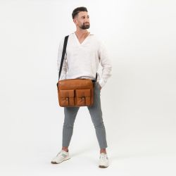 Farmhood Aktentasche Memphis, Leder günstig online kaufen