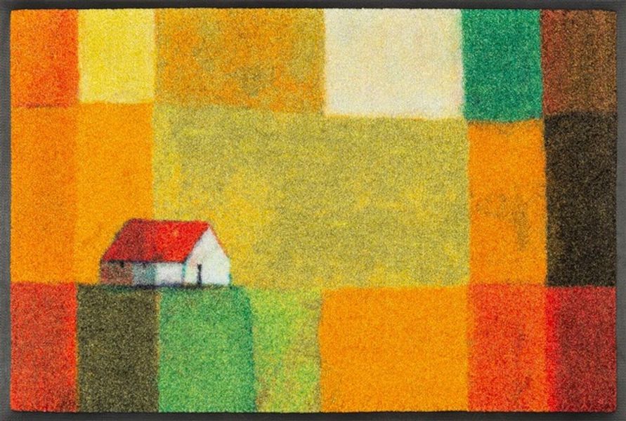 wash+dry by Kleen-Tex Fußmatte »Meadow Lands« rechteckig 7 mm Höhe Schmutzf günstig online kaufen