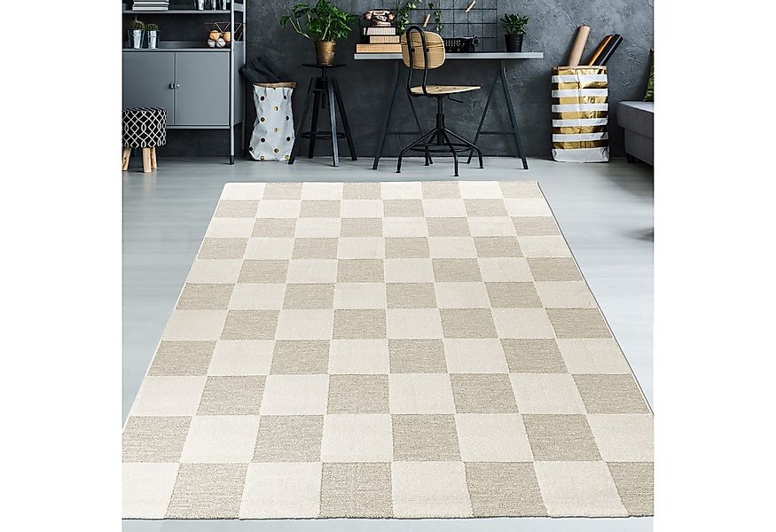 TeppichHome24 Teppich Teppich Wohnzimmerteppich 3D-Effekt, rechteckig, Höhe günstig online kaufen