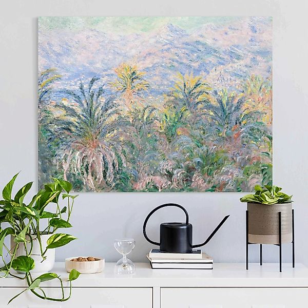 Leinwandbild Claude Monet - Palmen bei Bordighera günstig online kaufen