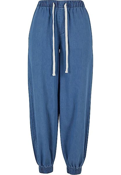 URBAN CLASSICS Jogginghose Urban Classics Damen Ladies Light Denim Jogpants günstig online kaufen
