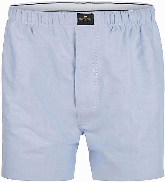 Steppin' Out Boxershorts Oxford Hellblau - Größe S günstig online kaufen