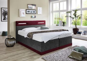Westfalia Schlafkomfort Boxspringbett mit LED-Beleuchtung günstig online kaufen