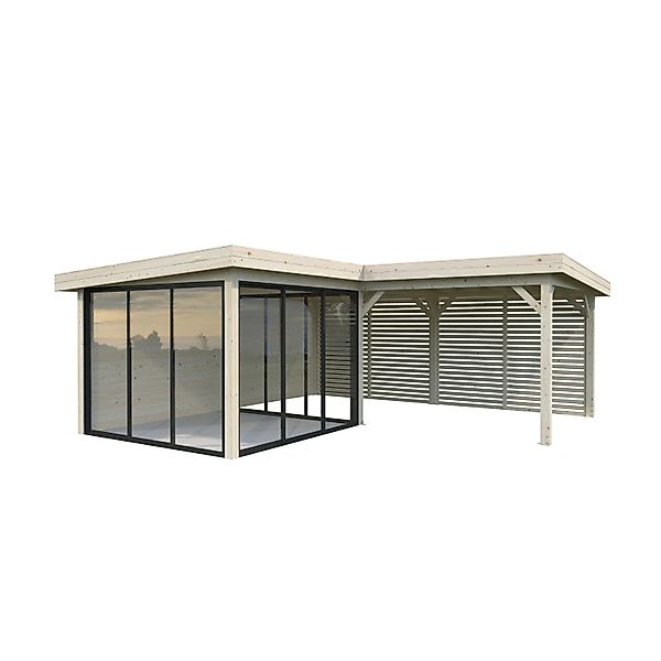 Palmako Pavillon Lenna Set 411 Slide Naturbelassen 588 cm x 588 cm FSC® günstig online kaufen