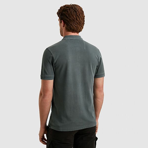 PME LEGEND Poloshirt Short sleeve polo garment dyed pique mit Logo Stickere günstig online kaufen