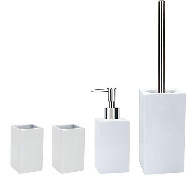 spirella Badaccessoires-Sets QUADRO, Zubehör-Set aus hochwertigem günstig online kaufen