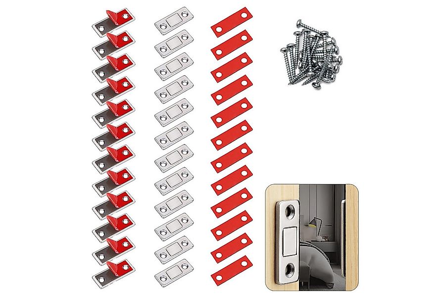 MODFU Haftmagnetschnäpper 12er Set Möbel Magnetverschluss Türmagnet, Möbelm günstig online kaufen