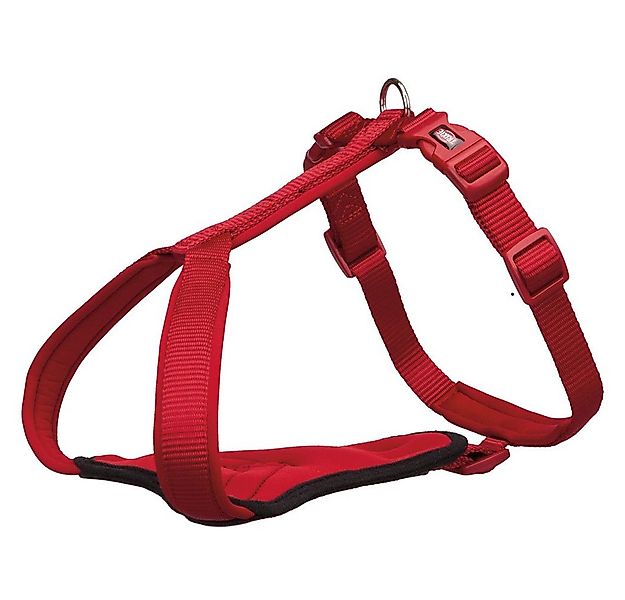 TRIXIE Hunde-Geschirr Trixie Premium Y-Geschirr - rot Bauchumfang / Breite: günstig online kaufen