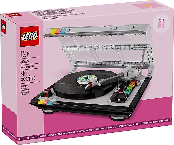 LEGO® 40699 Retro Schallplattenspieler Konstruktionsspielsteine günstig online kaufen