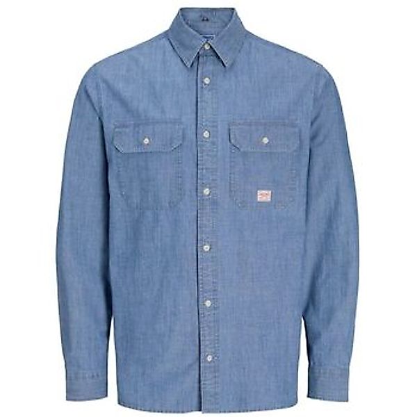 Jack & Jones  Hemdbluse 12291967 JPRBLUHARRY CHAMBRA-LIGHT BLUE DENIM günstig online kaufen