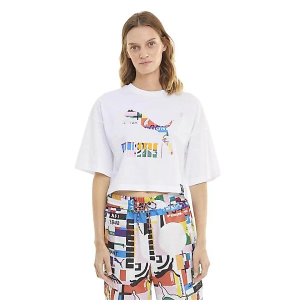 Puma Select International Graphic Kurzärmeliges T-shirt M Puma White / mult günstig online kaufen