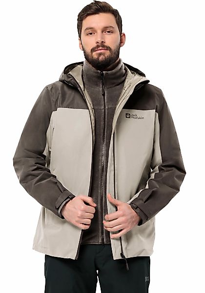 Jack Wolfskin 3-in-1-Funktionsjacke "TAUBENBERG 3IN1 JKT M", mit Kapuze, mi günstig online kaufen