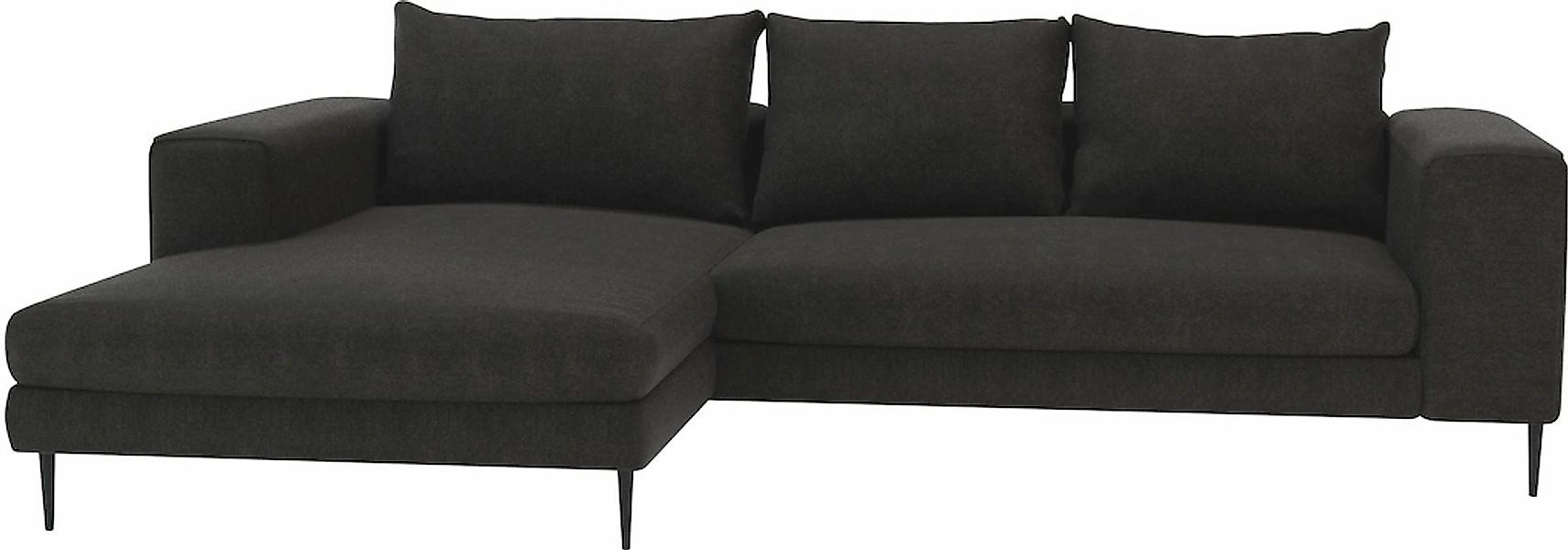 Home affaire Ecksofa "Aurora, L-Form, mit extra breiter Recamiere, 324 x 17 günstig online kaufen