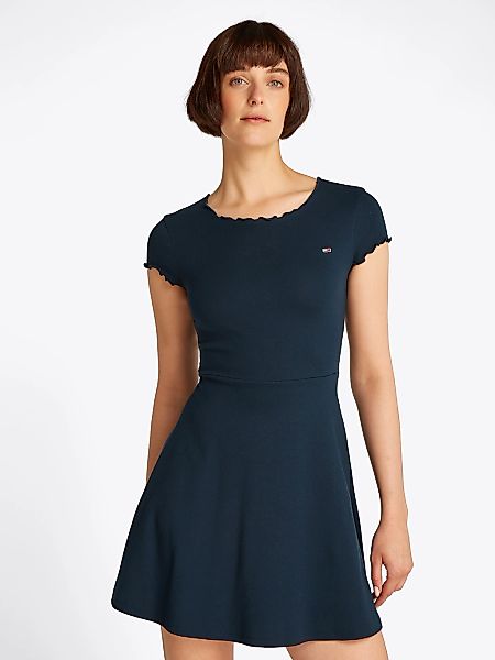 Tommy Jeans Curve Skaterkleid "TJW BABYLOCK F&F DRESS EXT", in Großen Größe günstig online kaufen