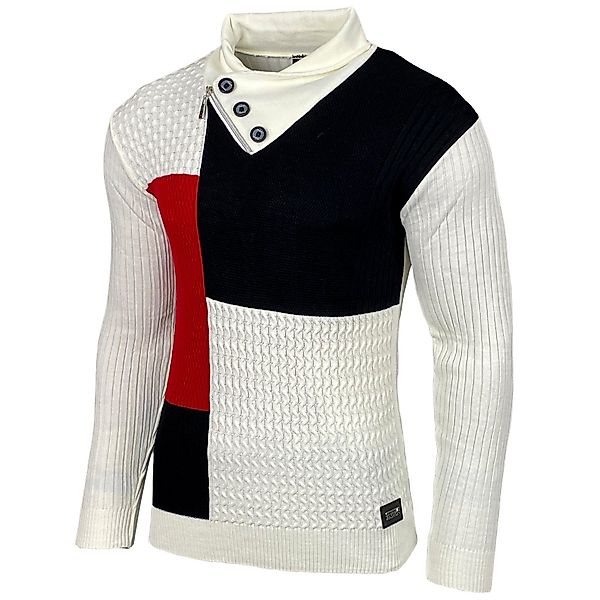 Baxboy Strickpullover Baxboy Herren Feinstrick Pullover günstig online kaufen