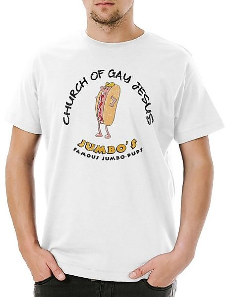 Urban Backwoods Print-Shirt Urban Backwoods Church Of Gay Jesus Herren T-Sh günstig online kaufen