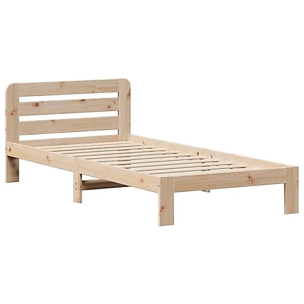 vidaXL Massivholzbett ohne Matratze 90x200 cm Kiefernholz 855540 günstig online kaufen